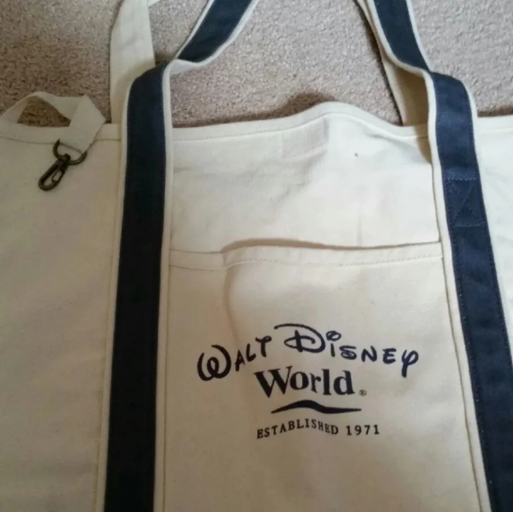 WALT DISNEY WORLD CLOTH BAG-L@@K - Picture 2 of 4